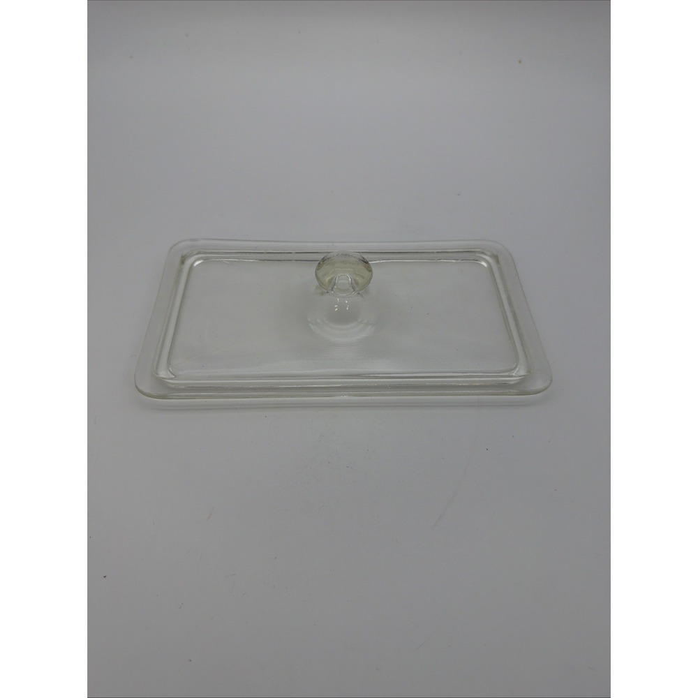 Vintage Glasbake Loaf Pan Lids Replacement Lids Only 91/2 " long x 5 1/4"wide